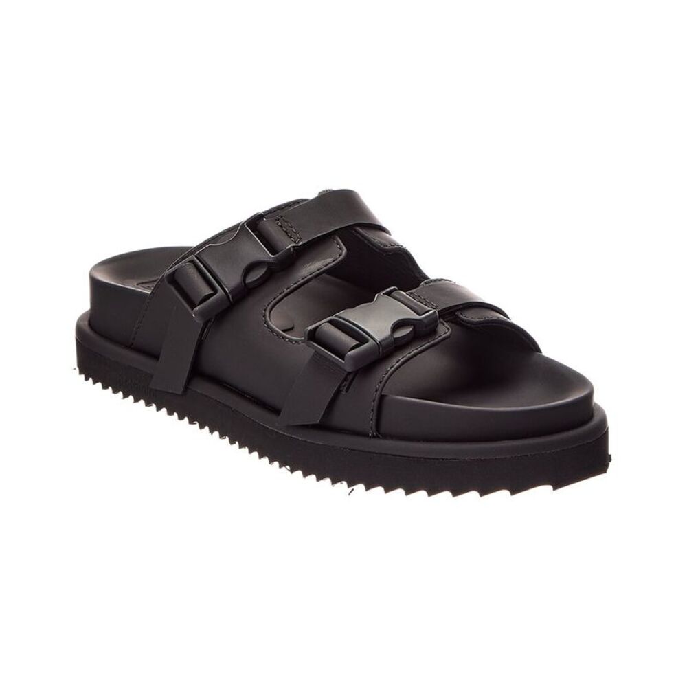 Baldinini Leather Sandal, Black